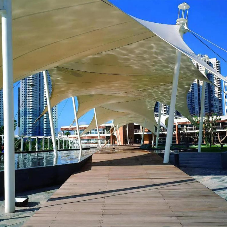 苍梧县膜结构景观棚