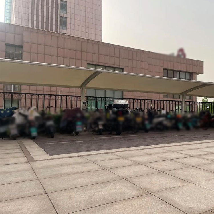 苍梧县膜结构电动车棚